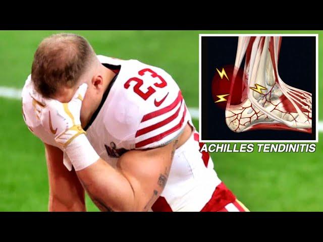 Doctor explains: Christian McCaffrey Achilles Tendinitis in 60 seconds #49ers #sports #medicine