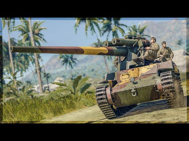 NEW DERP CANNON | Huge Japanese LONG GUN (War Thunder Chi-Ha LG)