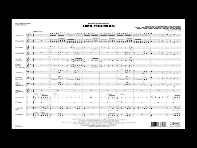 Uma Thurman arranged by Michael Oare & K.J. Stafford