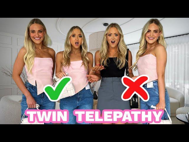 Can Twins Choose the Same Outfit? Twin Telepathy Challenge!