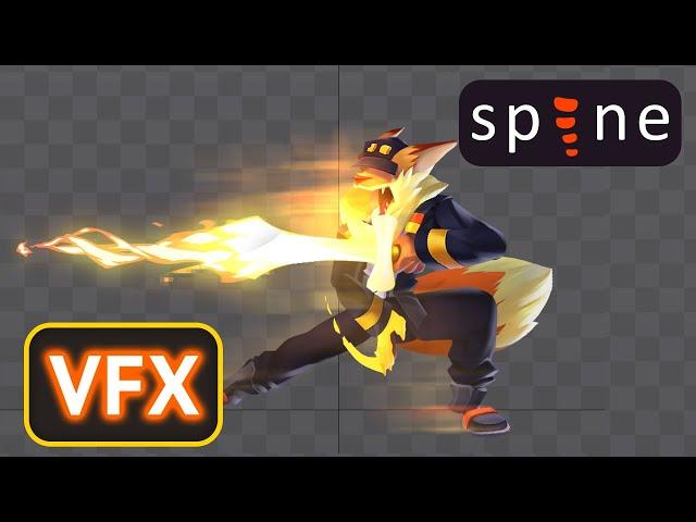 How to animate VFX in Spine 2D