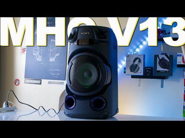 Sony MHC-V13 Review - Versatile, But Very Bright