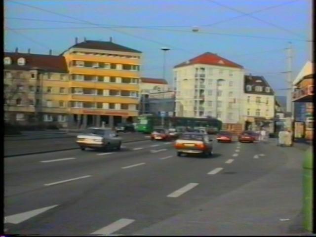 Letzte Tage der OEG in der Bergheimer Straße, Mai 1993