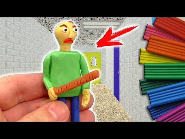 How to make Baldi's Basics in Education and Learning Plasticine Tutorial