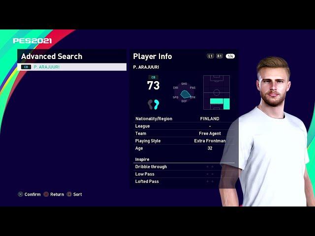 All / Todas Faces - Free Agent - Efootball PES 2021 - Part 2