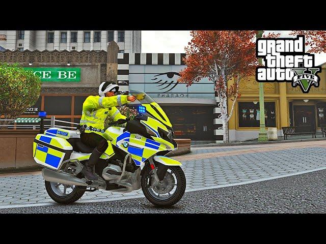 GTA 5 UK Police Mod: High-Octane Motorbike Traffic Patrol!