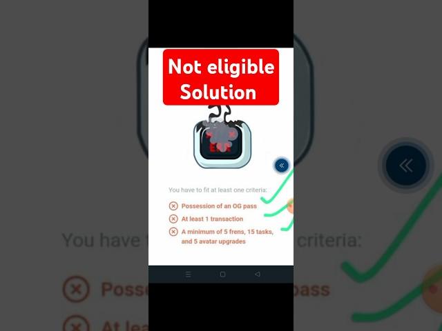 Cats Airdrop not eligible Solution | Cats Airdrop Eligible criteria | Cats deposit to bitget