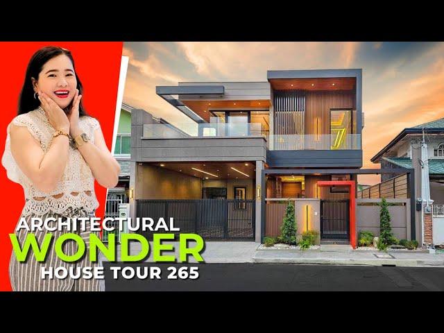 Architectural Masterpiece. Brand New Modern House in Las Pinas. House Tour 265