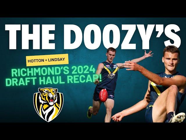 The Doozy's have landed! - Richmond's 2024 Draft Haul recap | Mini highlights included