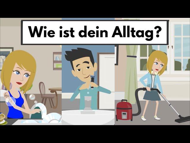 Learn German | Daily routine - How is your everyday life?