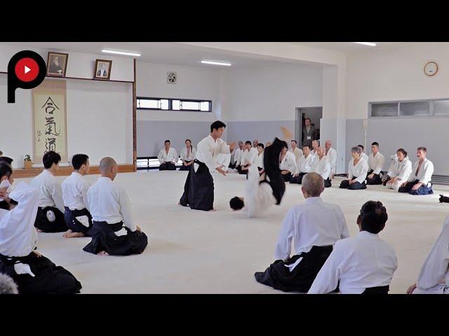 【 合気道 】AIKIDO | Dojo master Mitsuteru Ueshiba's demonstration