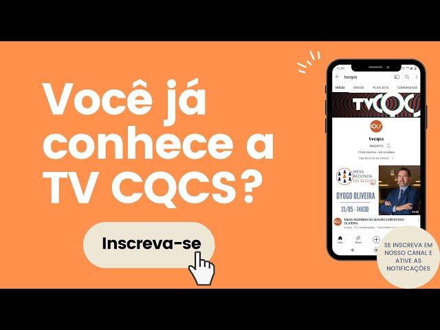 VOCÊ JÁ CONHECE A TV CQCS?