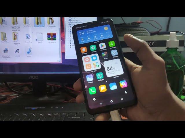 How to flash Miui stock rom without using mi flash tool (bootloader unlocked phones) CMD- Malayalam