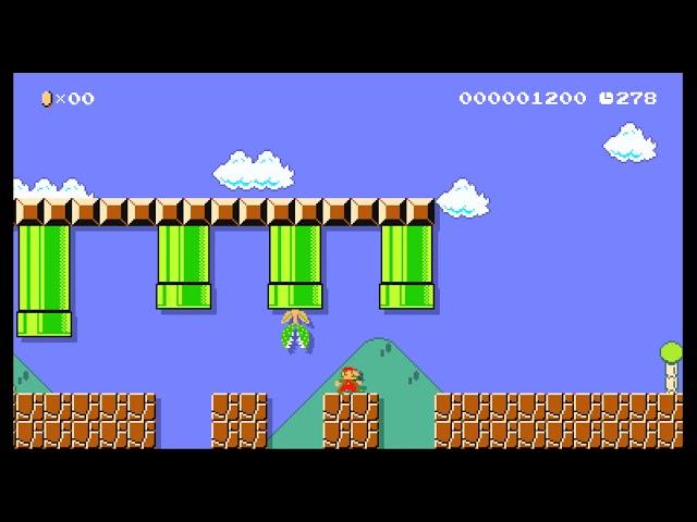 SMB-The Lost Levels World D-2 by Meggy - SUPER MARIO MAKER - NO COMMENTARY 1bf