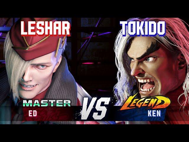 SF6 ▰ LESHAR (Ed) vs TOKIDO (Ken) ▰ High Level Gameplay