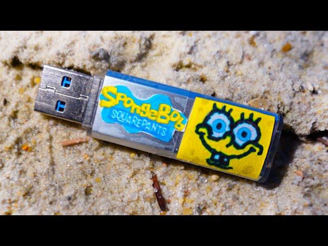 ich habe den SPONGEBOB USB STICK GEFUNDEN