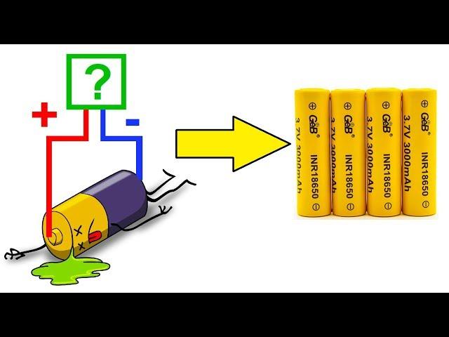 КАК ВОССТАНОВИТЬ МЁРТВЫЙ АККУМУЛЯТОР 18650 | Как правильно заряжать, Как пользоваться Li-ion