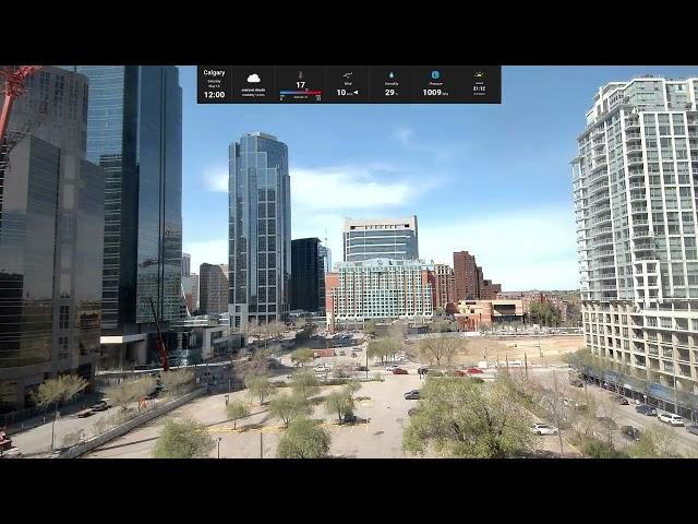 Calgary Downtown Timelapse - Sat May 10, 2025