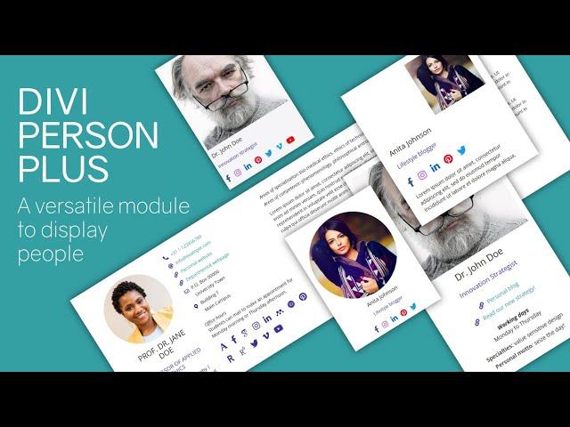 The DIVI Person Plus Module - A Versatile Module to Display People