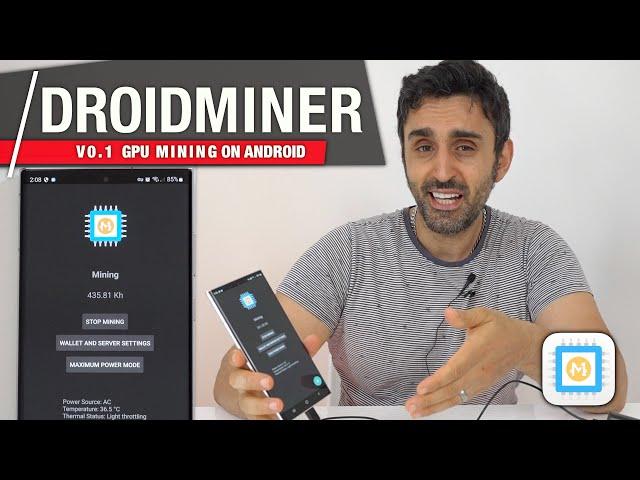 How to Mine Crypto FASTER on Android with GPU | DroidMiner Full Guide 2022