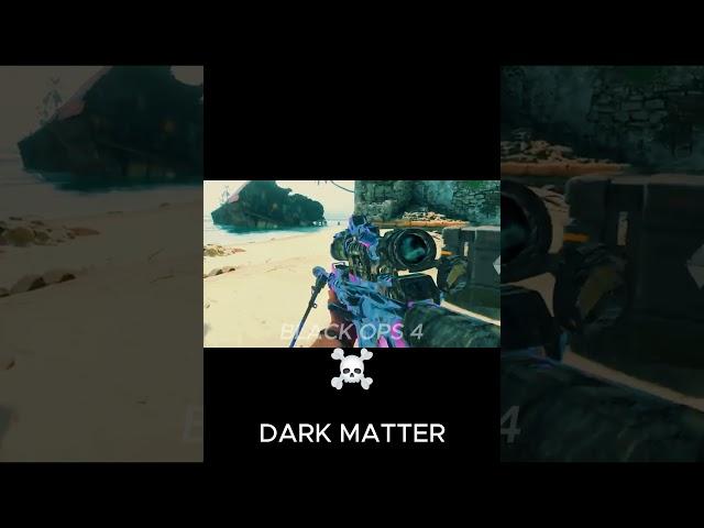 CODM DARK MATTER VS BLACK OPS 4 DARK MATTER