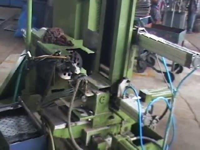 Auto lathe PLC control auto loading