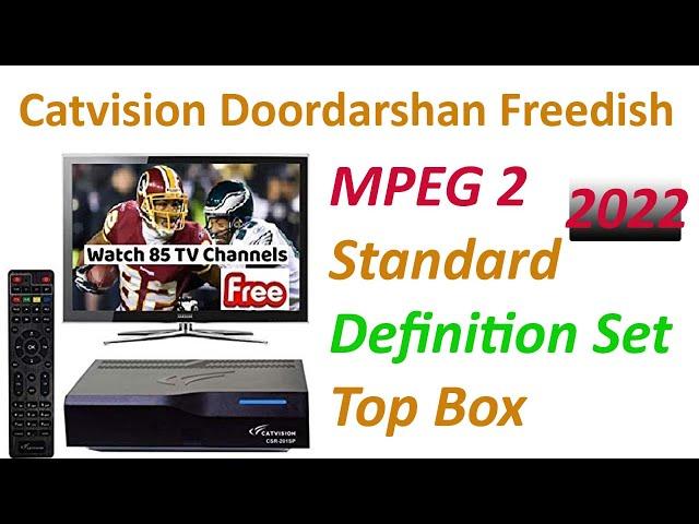 New Best Dth Set top box 2022 | Catvision Doordarshan Freedish MPEG 2 Standard Definition Set Top B.