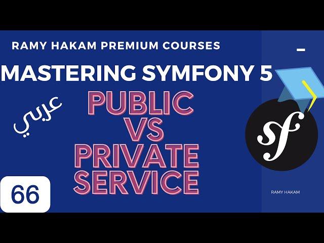 #066 Mastering Symfony 5 Course Arabic | Private VS Public Services - بالعربي Symfony شرح