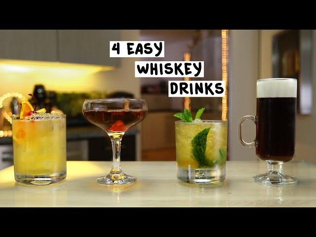 Four Easy Whiskey Drinks