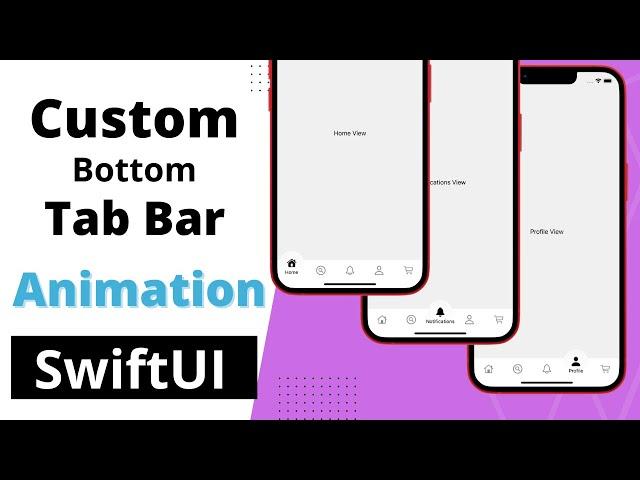 Custom Bottom Tab Bar with Animation in SwiftUI