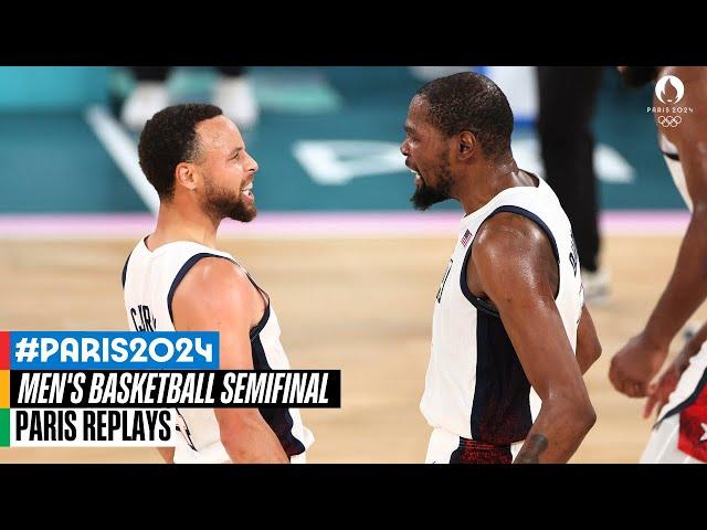  USA vs. Serbia  | Men's basketball FULL Semifinal! | Paris Replays