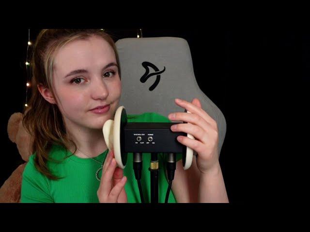 ASMR Ear massage with purring and breathing  1 hour 