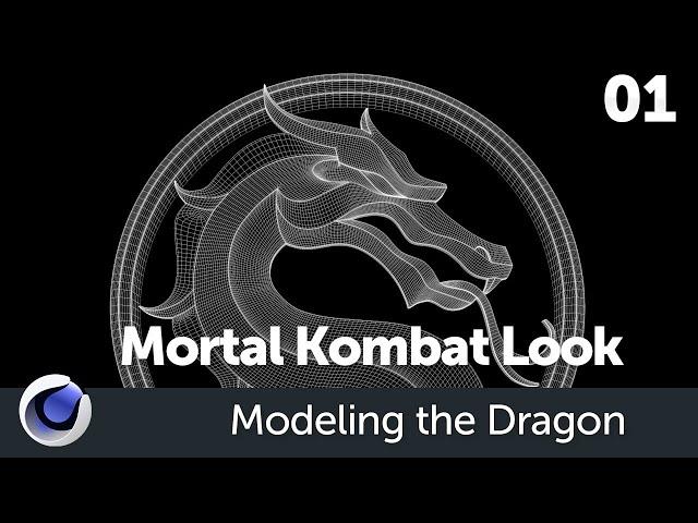 Mortal Kombat Look: Part 01 - Modeling the Dragon in Cinema 4D