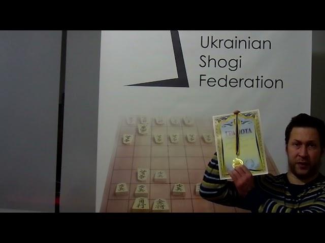 Ukrainian Shogi Championship - 2023 prizegiving ceremony