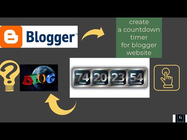 how to create a countdown timer for blogger website