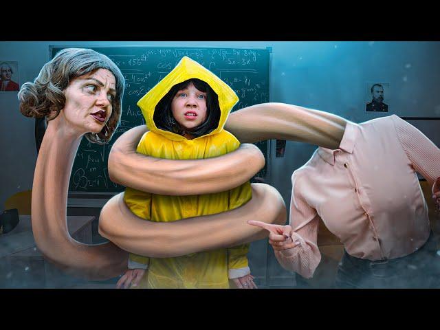 Teacher Little Nightmares 2 in real life! School of Little Nightmares!