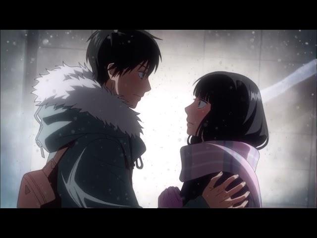 Sawako and Kazehaya first kiss