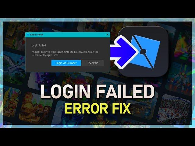 How To Fix Roblox Studio Login Failed Error