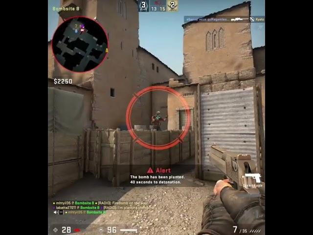 7 day cooldown after he kept shooting us the whole game for no reason lol #cs2 #csgomoments
