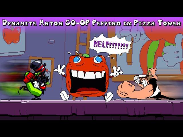 Perman: Dynamite Anton CO-OP Peppino in Pizza Tower