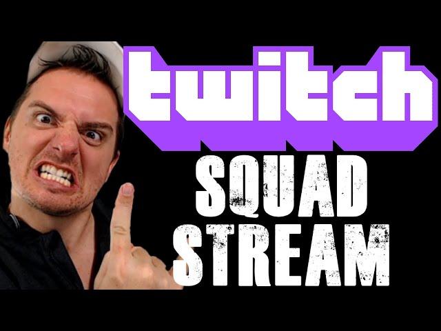 How to start a squad stream on Twitch