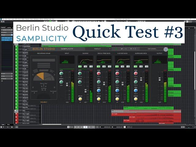 Blending Recordings and Orchestral Samples using Samplicity's Berlin Studio