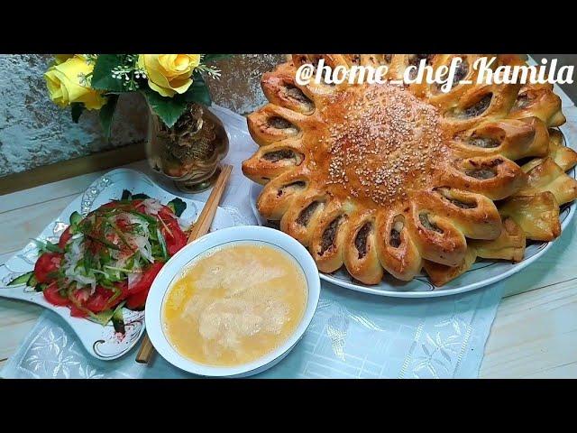 ЛЕПЕШКИ С МЯСОМ /АТКЯНЧАЙ / уйгурский чай с молоком