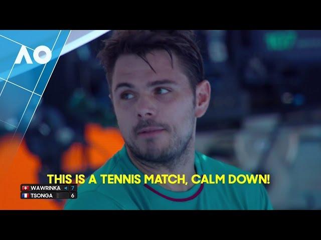 Wawrinka and Tsonga changeover argument | Australian Open 2017