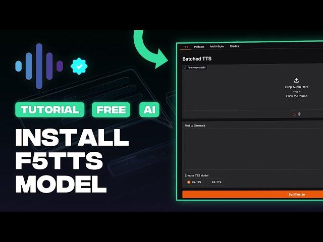 How to Install F5-TTS - Text to Speech Model With Emotions (Step-by-Step)