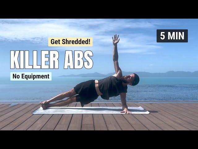 5 MIN KILLER ABS WORKOUT | No Equipment | Ep 10 | Beyond Eugene