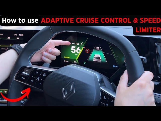 How to use the Adaptive Cruise Control and Speed Limiter for Renault 2024 2023 2022 2021