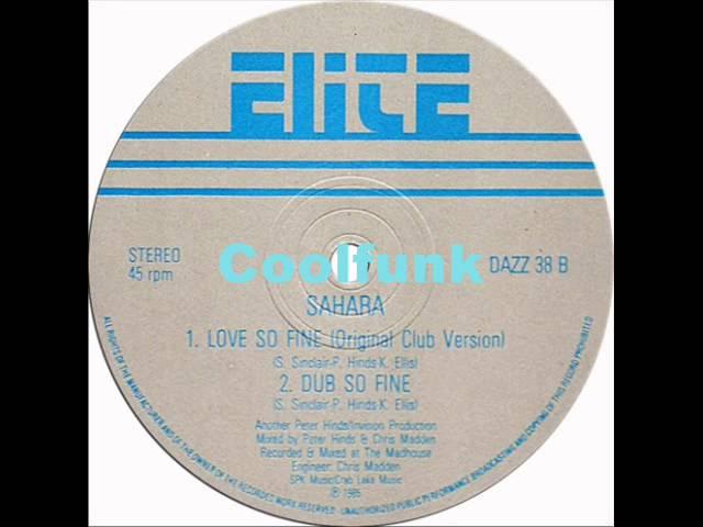 Sahara - Love So Fine (12" Electro Disco-Funk 1985)