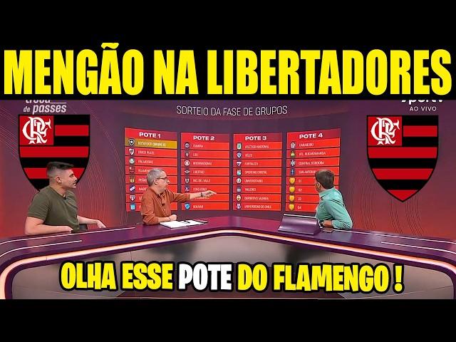 FLAMENGO NA LIBERTADORES!! "OS POTES FICARAM FÁCEIS PRO MENGÃO" | NOTICIAS FLAMENGO HOJE