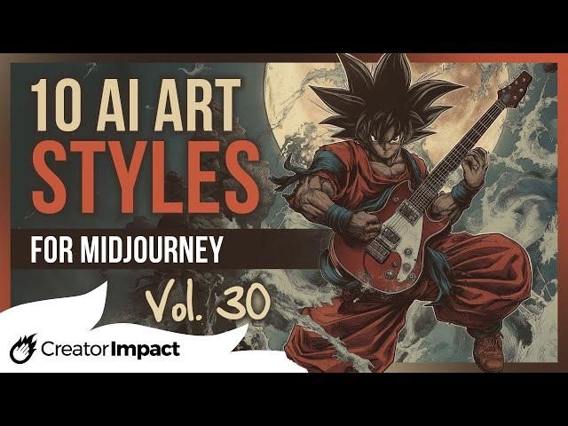 10 Unique Midjourney Prompts Styles & Tips: Vol 30